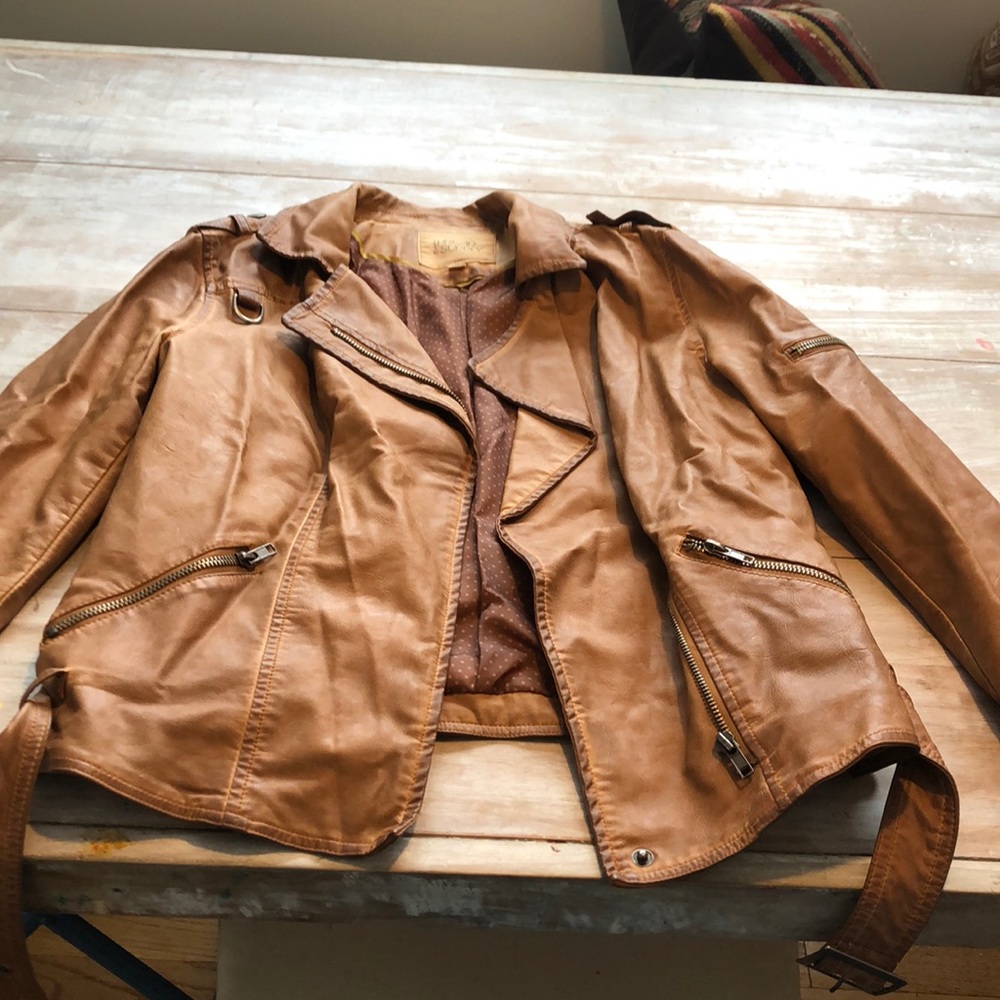 Leather jacket